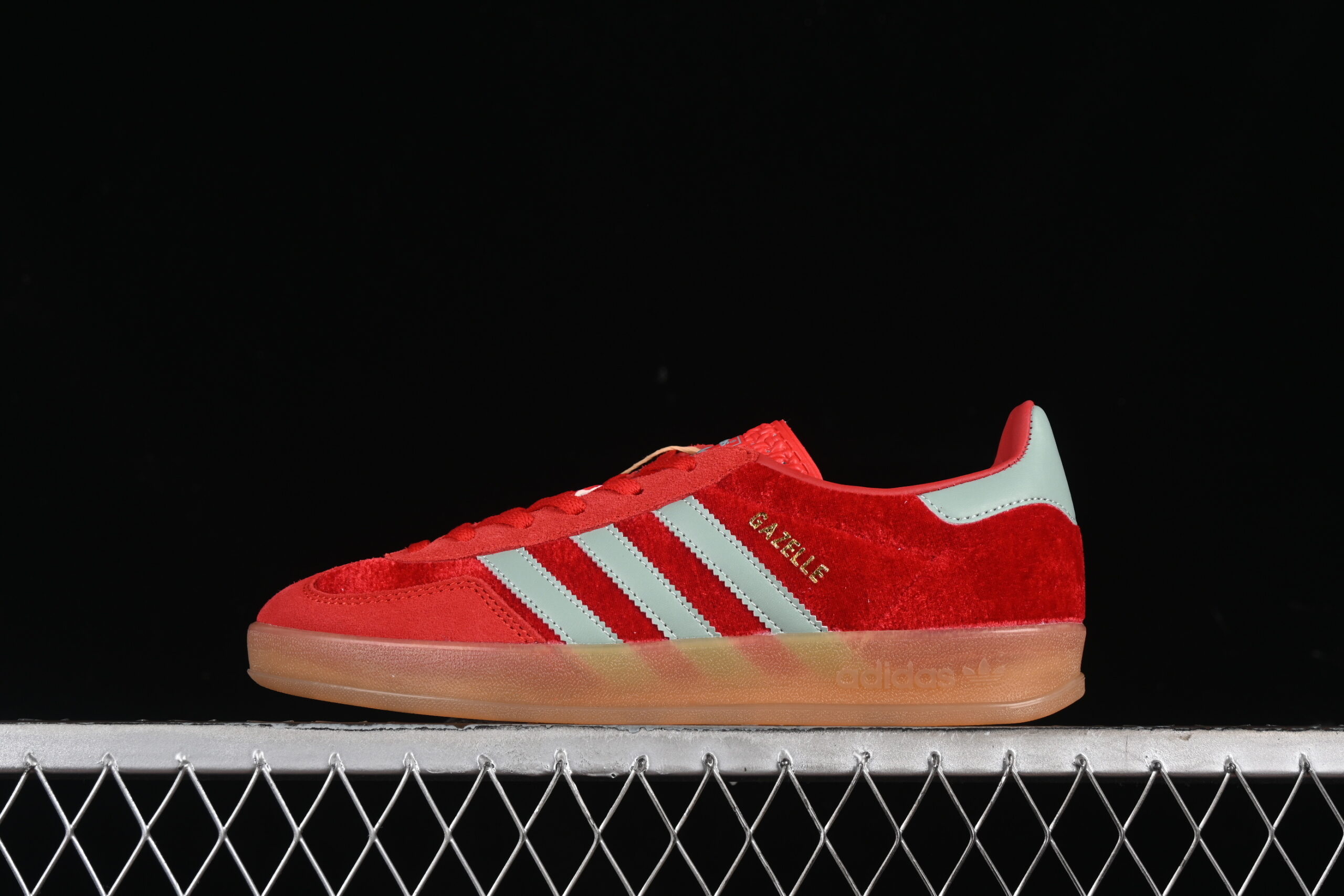 Adidas Wmns Gazelle Indoor 'Better Scarlet Green Velvet'