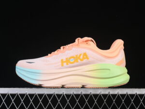 HOKA Wmns Bondi 9 'Frost Pale Tangerine'