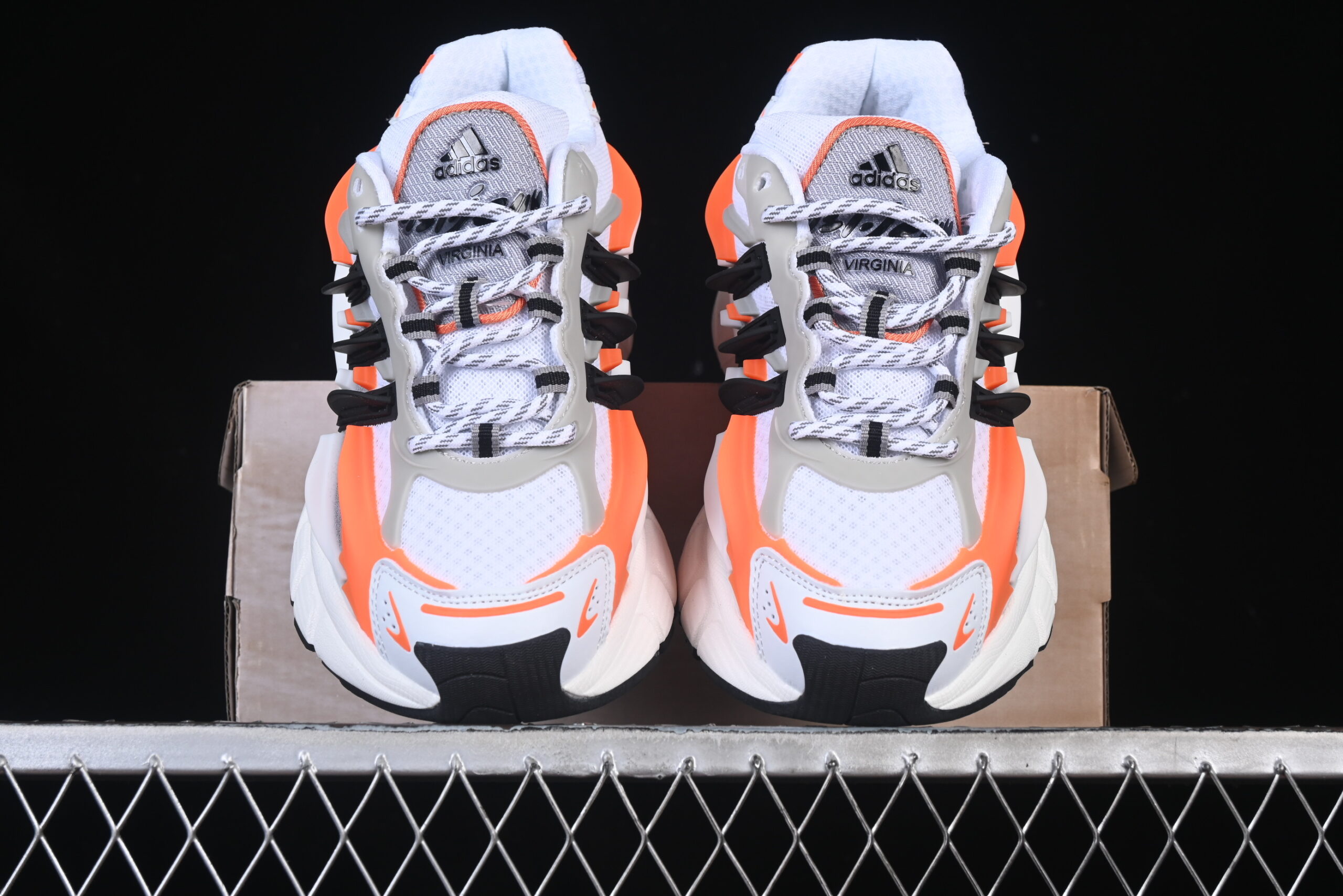 Adidas Adistar Jellyfish x Pharrell x VIRGINIA Focus Olive Orange — изображение 5