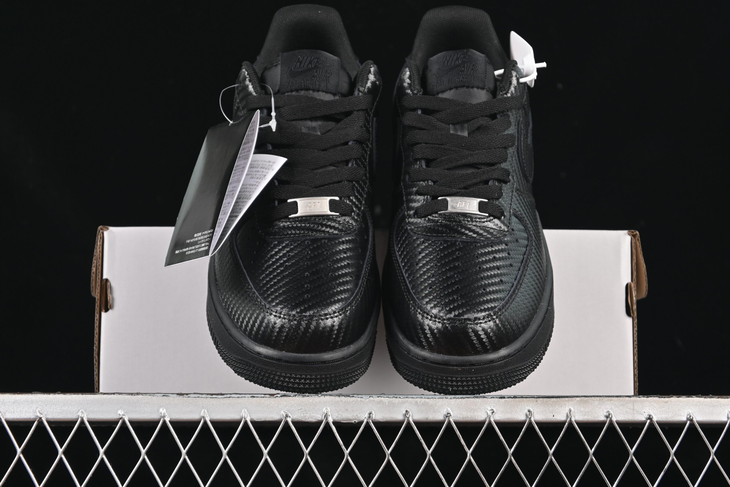 Nike Air Force 1 '07 'Carbon Fiber Pack - Black' — изображение 5