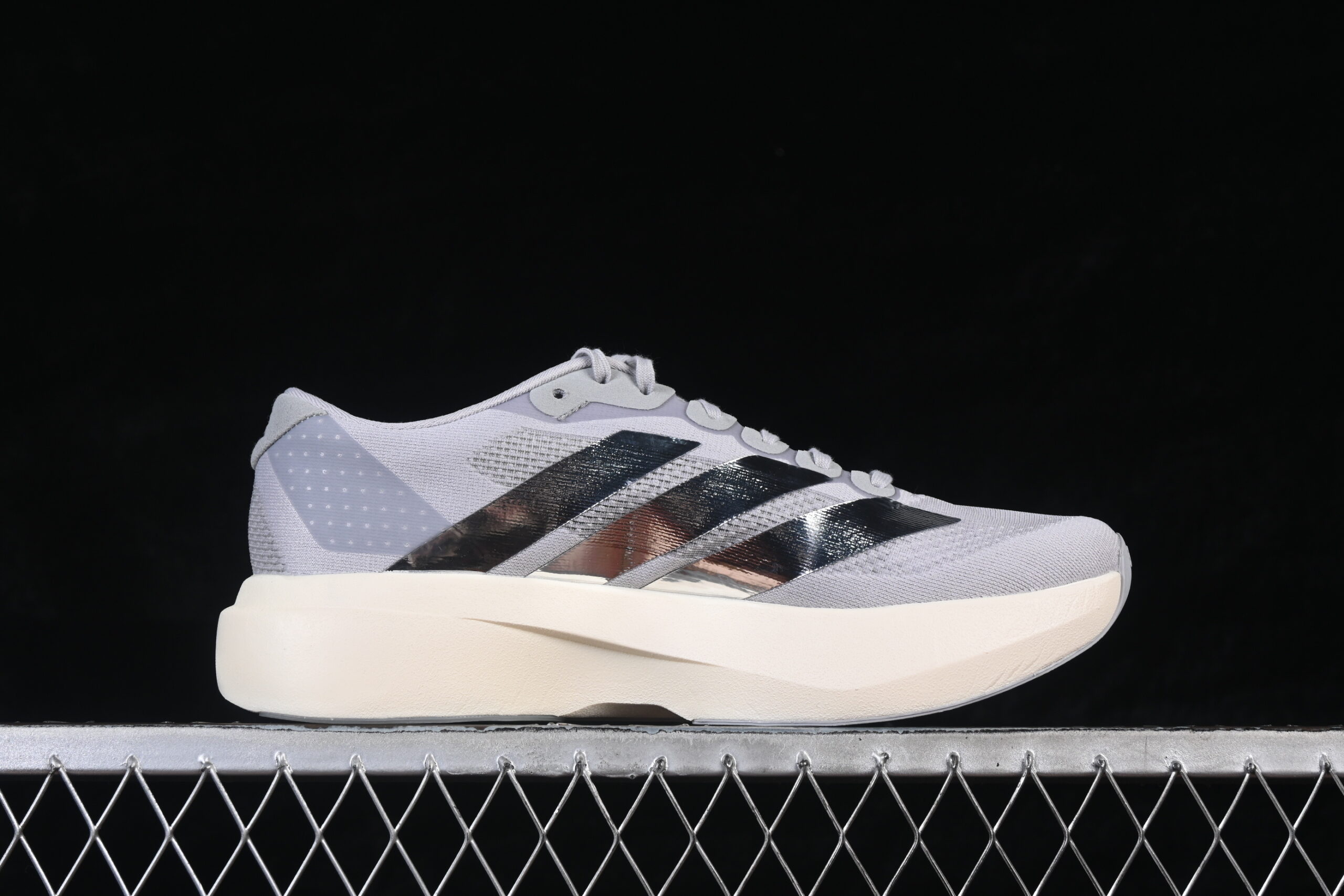 Adidas Adizero Evo SL “Metallic Stripes Grey Silver” — изображение 2