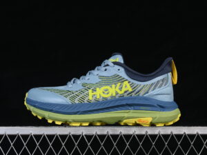 HOKA Mafate Speed 4 'Stone Blue Dark Citron'