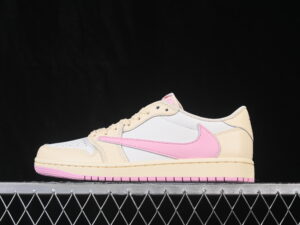 Air Jordan 1 Retro Low OG x Travis Scott Shy Pink
