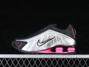 Nike Wmns Shox R4 'Black Metallic Silver Pinksicle'
