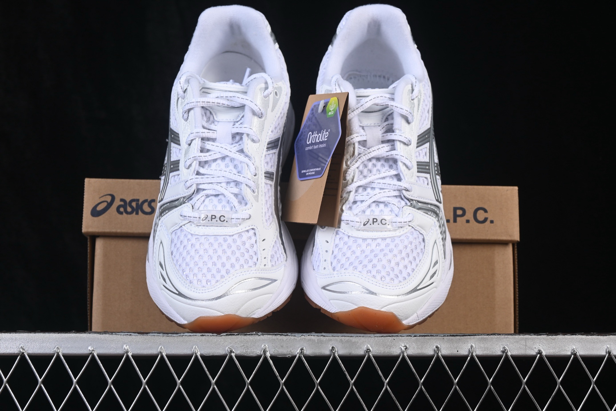 ASICS A.P.C. x Gel Kayano 14 White Pure Silver — изображение 6
