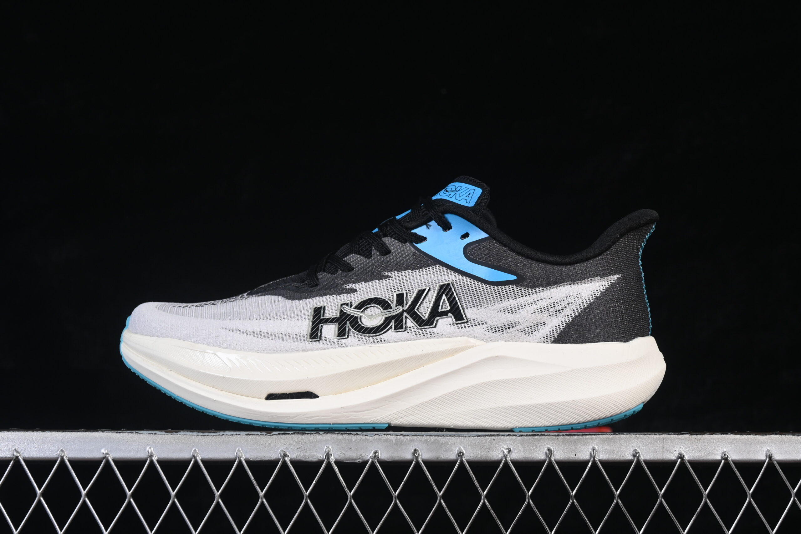 HOKA Rocket X 3 'White Black Blue'