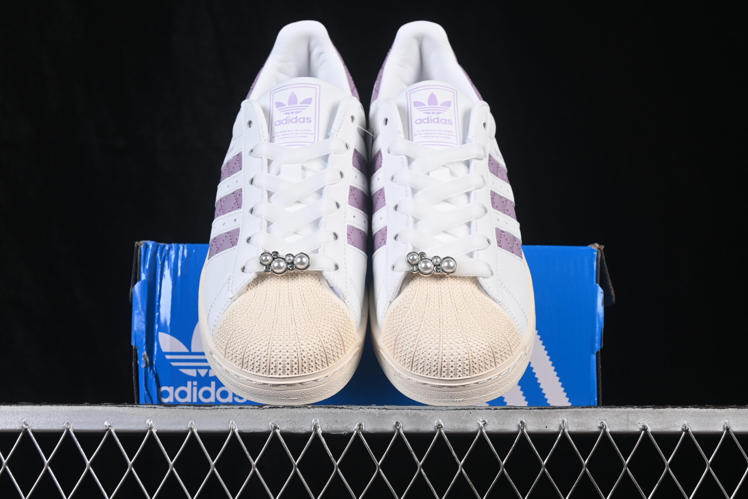Adidas Originals Superstar 2 White Purple — изображение 5