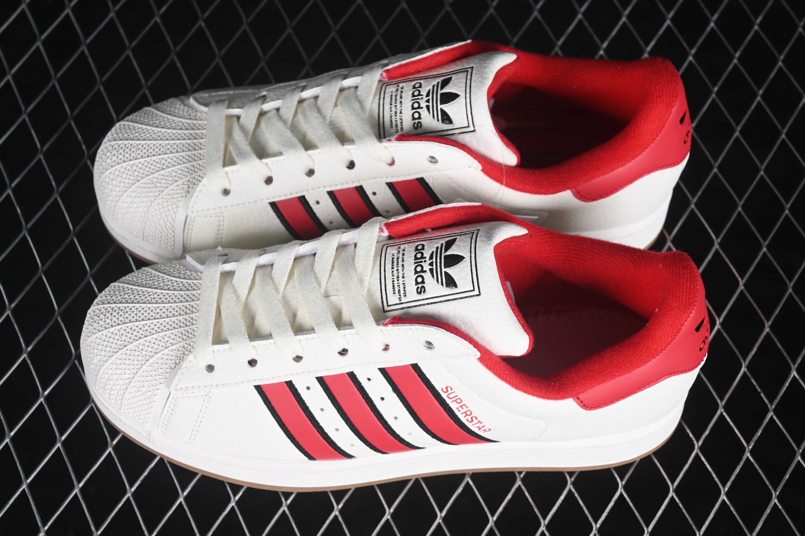 Adidas Originals Superstar II Off White Better Scarlet Black — изображение 5