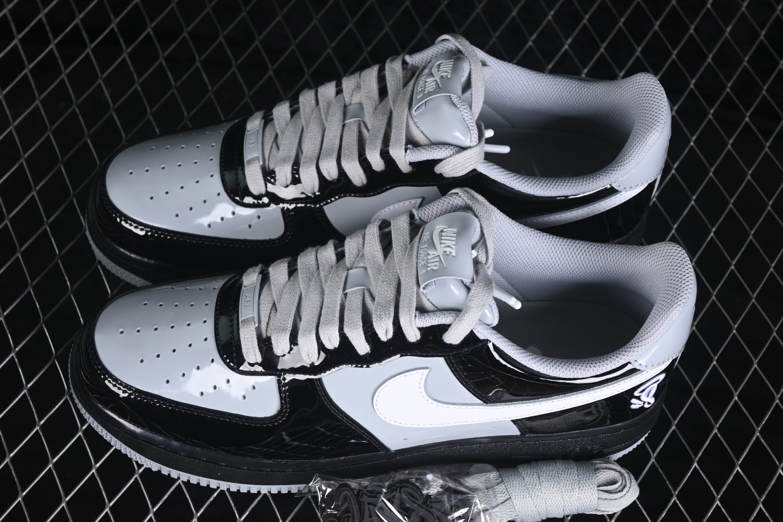 Nike Air Force 1 Low Syna Central Cee Black White Smoke Grey — изображение 6