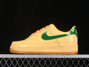 Nike Air Force 1 Low Patent Leather Topaz Gold