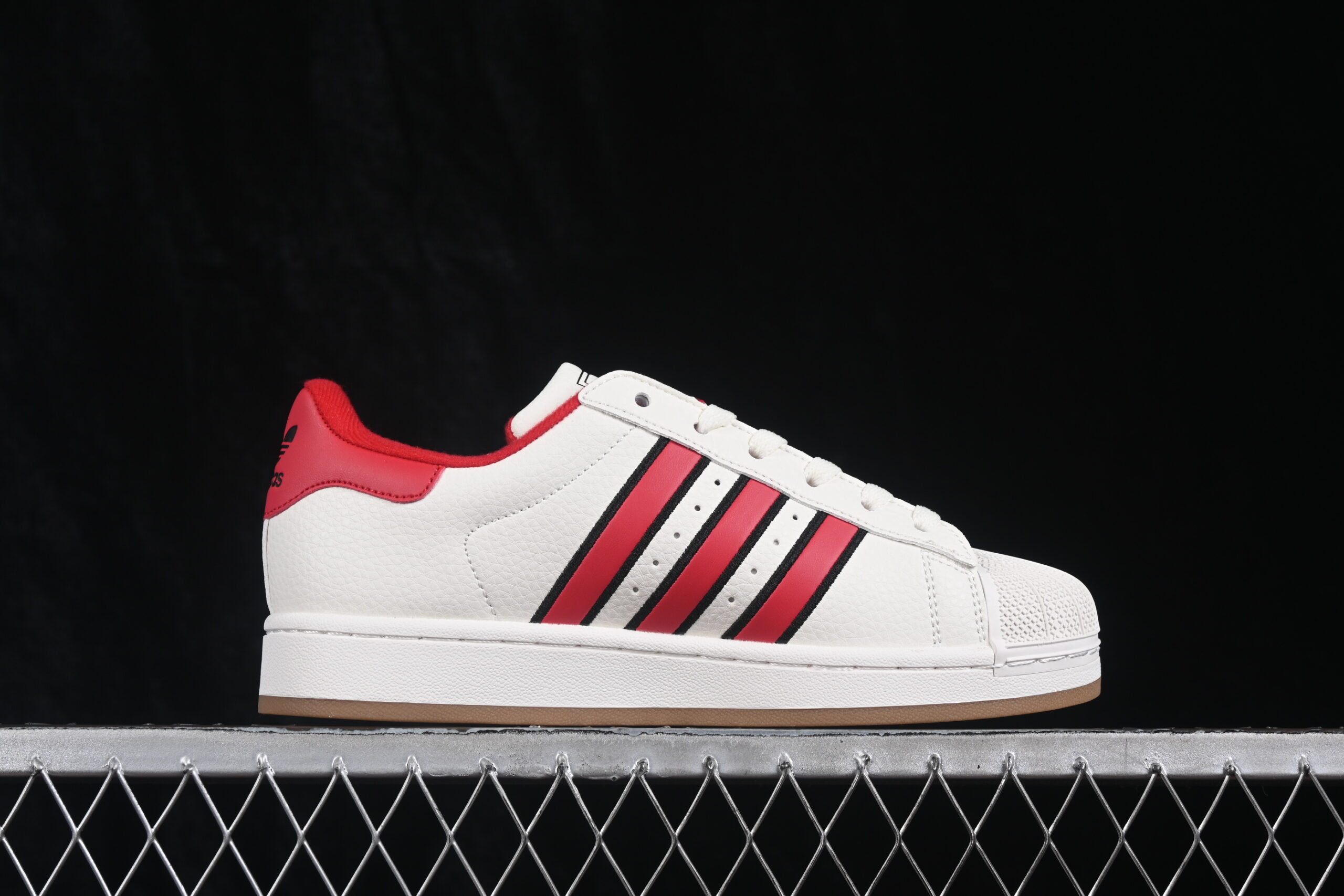 Adidas Originals Superstar II Off White Better Scarlet Black — изображение 2