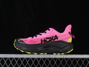 HOKA Challenger 8 Neon Rose Black