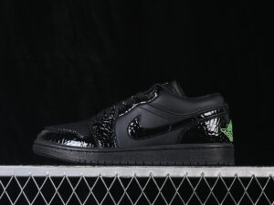 Air Jordan 1 Low SE Black Scream Green