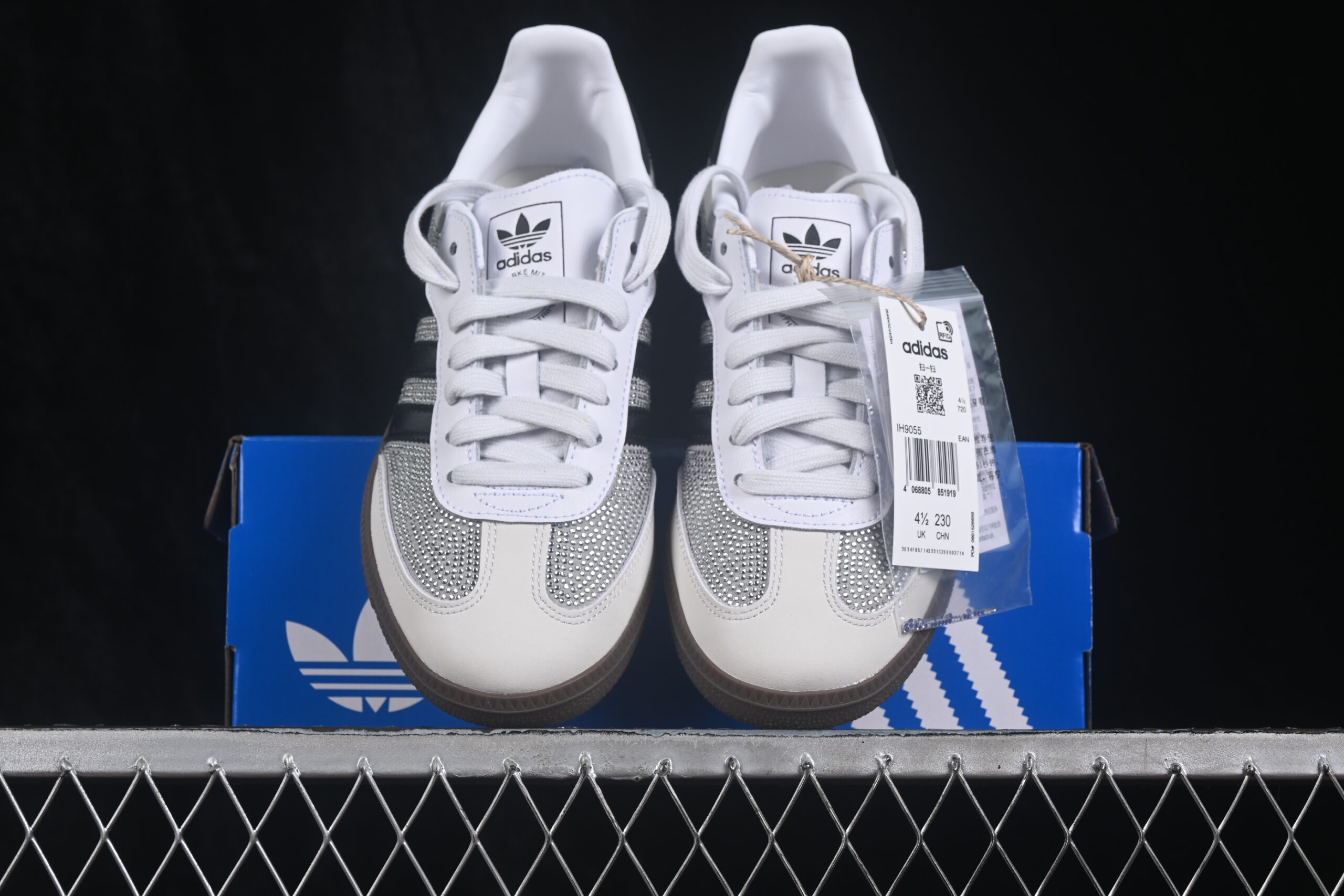 Adidas SAMBA OG Wmns Crystal White Rhinestones — изображение 5