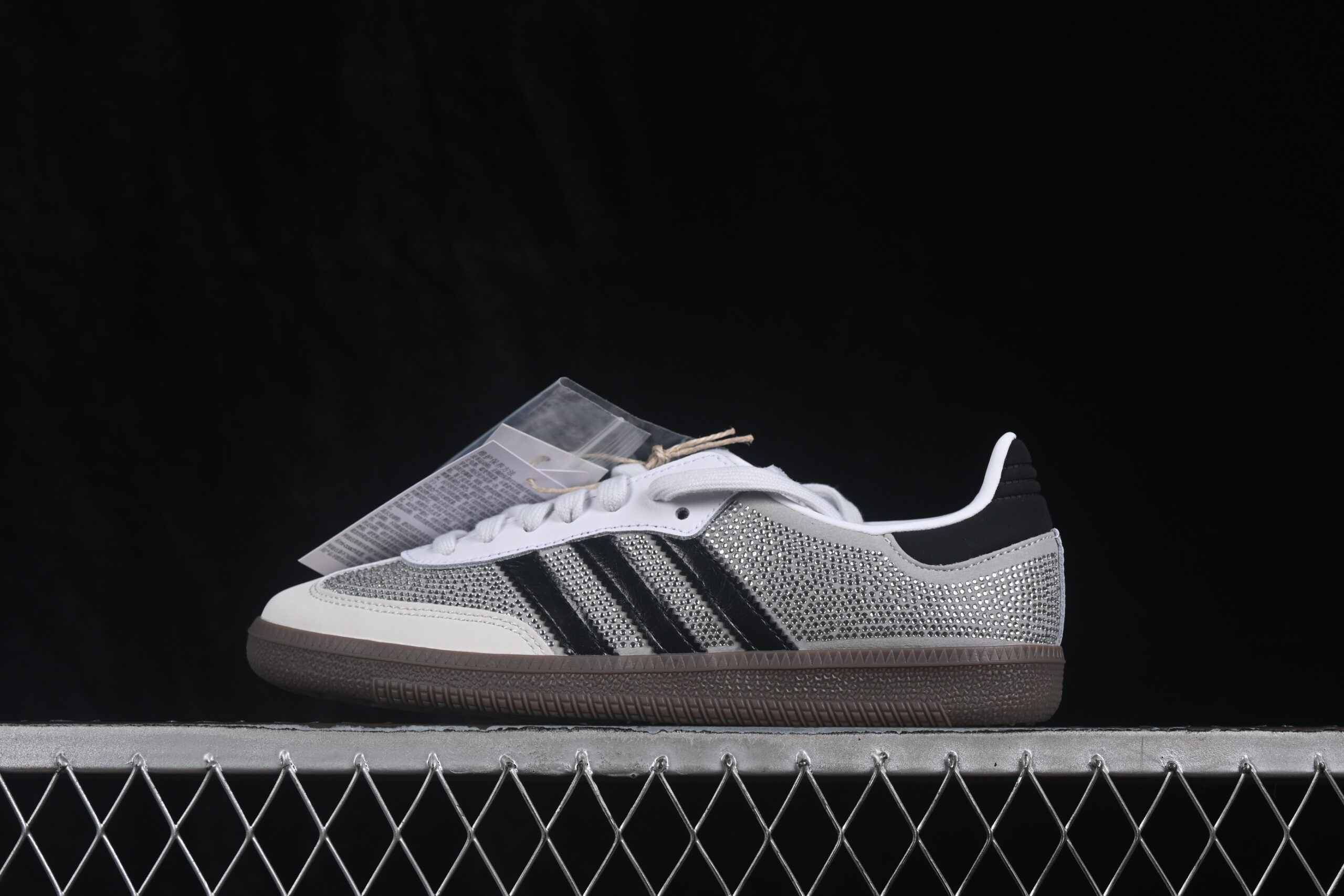 Adidas SAMBA OG Wmns Crystal White Rhinestones