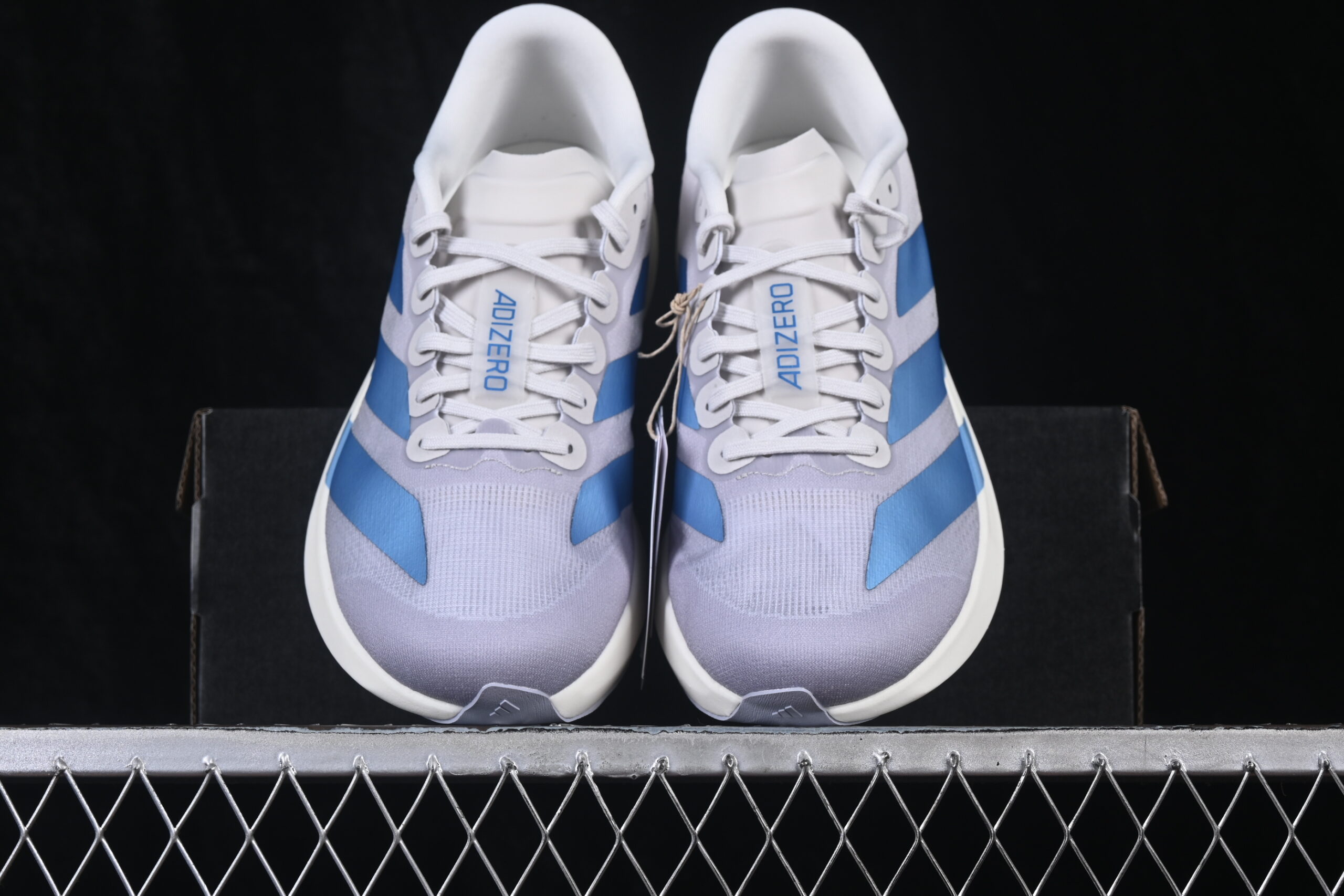 Adidas Adizero Evo SL Light Gray White — изображение 3