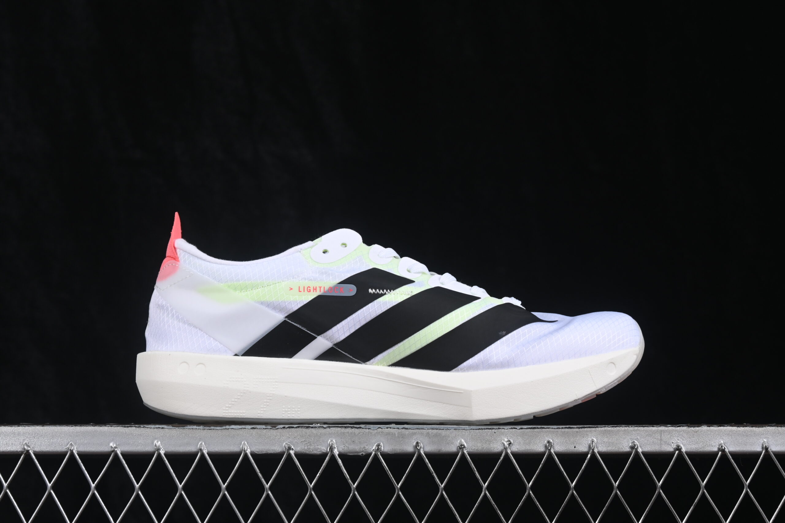 Adizero Adios 9 White Black Silver Metallic — изображение 2
