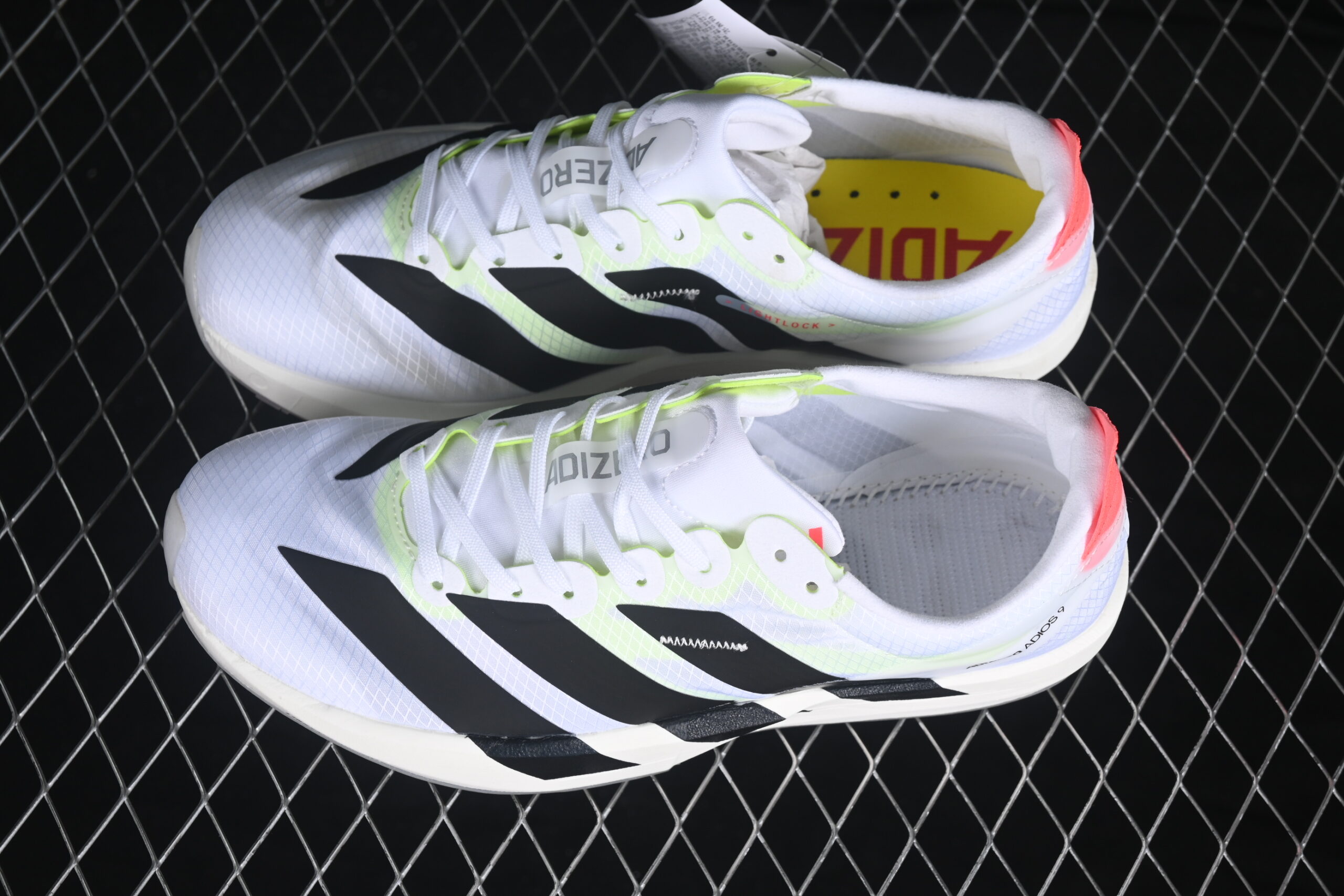 Adizero Adios 9 White Black Silver Metallic — изображение 3