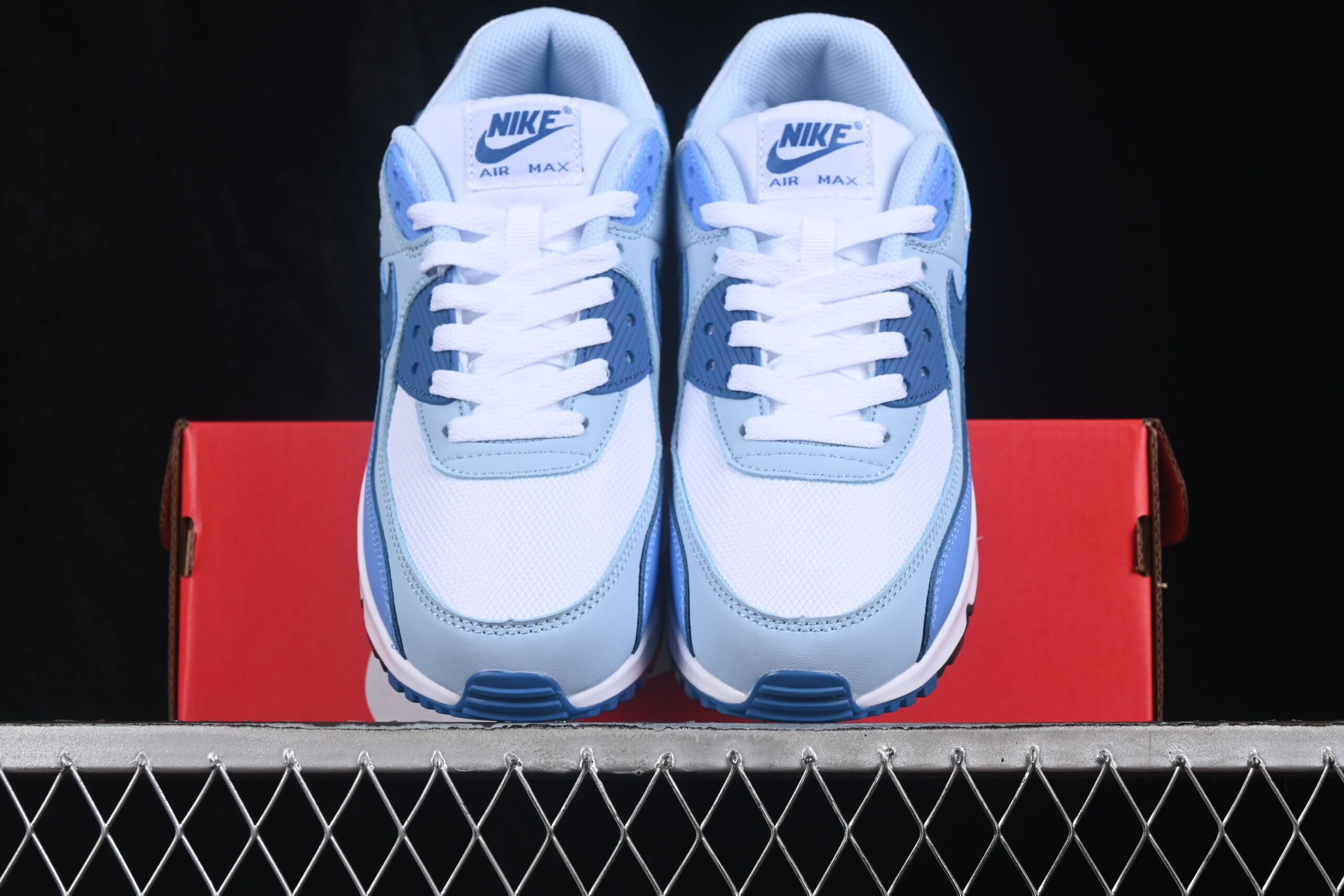 Nike Air Max 90 White Blue — изображение 5