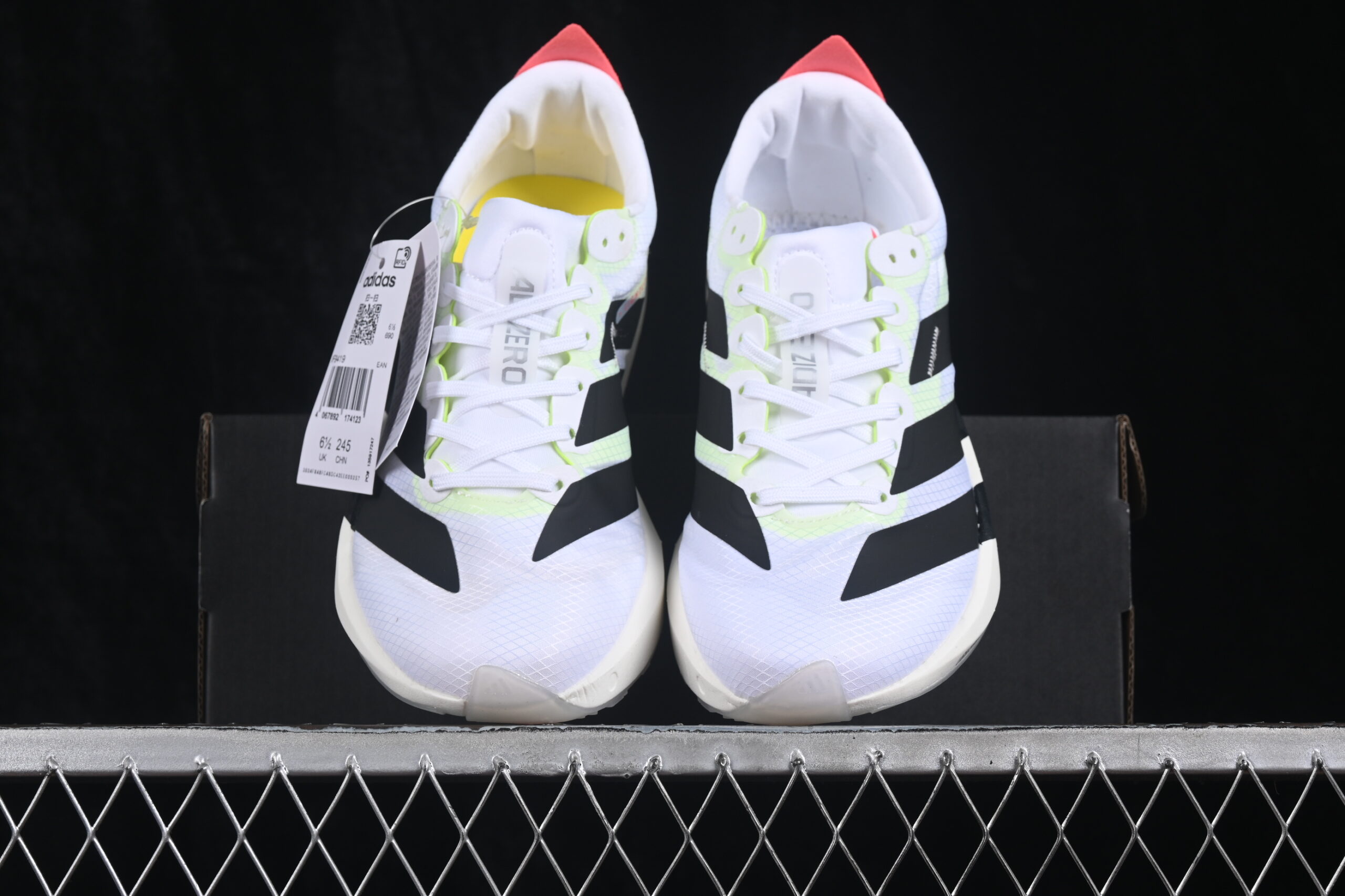 Adizero Adios 9 White Black Silver Metallic — изображение 5